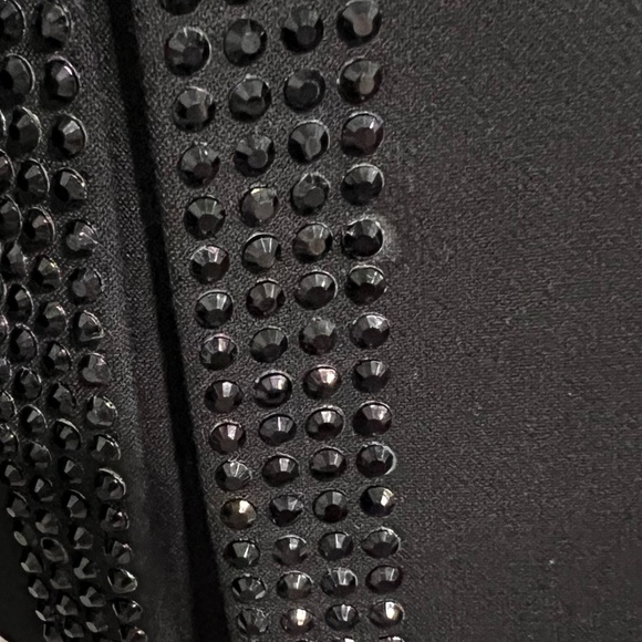 NWT Akris Punto Black A-Line Skirt with Black Embellishments, Size 4 - Picture 10 of 10